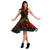 Nauru Polynesian Midi Dress - Turtle Hibiscus Reggae - Polynesian Pride