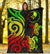 Yap Micronesian Premium Blanket - Reggae Tentacle Turtle - Polynesian Pride