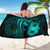 Hawaii Hibiscus Sarong - Harold Turtle - Turquoise - Polynesian Pride