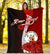 Niue Polynesian Custom Personalised Premium Blanket - Coat Of Arm With Hibiscus - Polynesian Pride