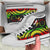 Cook Islands High Top Canvas Shoe - Reggae Tentacle Turtle - Polynesian Pride