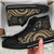 Palau High Top Canvas Shoes - Gold Tentacle Turtle - Polynesian Pride