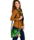 Samoa Shoulder Handbag - Turtle Plumeria (Green) - Polynesian Pride