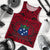 Samoa Men's Tank Top - Samoa Coat Of Arms, Polynesian Tattoo Red - Polynesian Pride