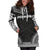 Pohnpei Women's Hoodie Dress - Polynesian Black Chief - Polynesian Pride