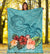 Polynesian Turtle And Hibiscus Premium Blanket - Polynesian Pride