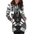 Guam Hoodie Dress - Polynesian Tattoo Black - Polynesian Pride