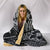 Hawaii Turtle Polynesian Gray Hooded Blanket - Polynesian Pride