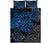 Guam Polynesian Quilt Bed Set - Blue Turtle Flowing - Polynesian Pride