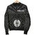 Tahiti Personalised Men's Bomber Jacket - Tahiti Seal In Polynesian Tattoo Style (Black) - Polynesian Pride