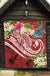 YAP Polynesian Premium Quilt - Summer Plumeria (Red) - Polynesian Pride