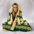 hawaiiHooded Blanket - Hawaiian Quilt Turtle Dance Sea Pattern - Polynesian Pride