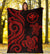 Polynesian Hawaii Premium Blanket - Red Tentacle Turtle - Polynesian Pride