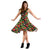 Hawaii Hibiscus Green Midi Dress - Polynesian Pride