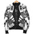 New Caledonia Men Bomber Jackets - Polynesian Tattoo Black - Polynesian Pride