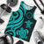 Cook Islands Men's Tank Top - Turquoise Tentacle Turtle Turquoise - Polynesian Pride