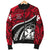 Wallis and Futuna Tapa Men's Bomber Jacket Polynesian Shark Tattoo - Polynesian Pride