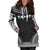 Tahiti Women's Hoodie Dress - Polynesian Black Chief - Polynesian Pride