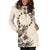 Cook Islands Hoodie Dress - The Beige Hibiscus - Polynesian Pride