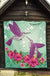 Hawaii Humming Bird Hibiscus Premium Quilt - Out Style - Polynesian Pride