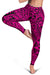 Polynesian Hawaiian Style Tribal Tattoo Pink Hawaii Women's Leggings AH - Polynesian Pride