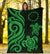 Cook Islands Premium Blanket - Green Tentacle Turtle - Polynesian Pride