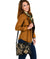 Wallis and Futuna Shoulder Handbag - Gold Tentacle Turtle - Polynesian Pride