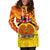 Papua New Guinea Rugby Women Hoodie Dress PNG - The Kumuls - Polynesian Pride