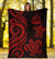 Vanuatu Premium Blanket - Red Tentacle Turtle - Polynesian Pride