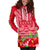 French Polynesia Women's Hoodie Dress - Hibiscus Style - Polynesian Pride