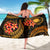 Marshall Islands Sarong - Gold Plumeria - Polynesian Pride