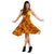 Polynesia Women's Dress - Tribal Pattern Yellow - Polynesian Pride