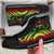 Cook Islands High Top Canvas Shoe - Reggae Tentacle Turtle - Polynesian Pride