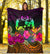 Tonga Polynesian Premium Blanket - Summer Hibiscus - Polynesian Pride