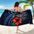 Chuuk Polynesian Sarong - Blue Turtle Hibiscus - Polynesian Pride