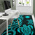 Nauru Area Rug - Turquoise Tentacle Turtle - Polynesian Pride