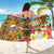 Tahiti Custom Personalised Sarong - Turtle Plumeria (Gold) - Polynesian Pride