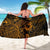 Tuvalu Sarong - Turtle Hibiscus Pattern Gold - Polynesian Pride