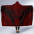 New Caledonia Polynesian Chief Hooded Blanket - Red Version - Polynesian Pride