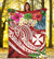 Wallis and Futuna Polynesian Premium Blanket - Summer Plumeria (Red) - Polynesian Pride