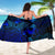 Polynesian Hawaii Sarong - Turtle Hibiscus Pattern Blue - Polynesian Pride