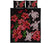 Hawaii Red Hibiscus Turtle Quilt Bed Set - AH - Ray Style Black - Polynesian Pride