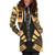 Vanuatu Hoodie Dress - Polynesian Tattoo Gold - Polynesian Pride