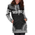 Gambier Islands Women's Hoodie Dress - Polynesian Black Chief - Polynesian Pride