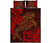 Polynesian Quilt Bed Set - Red Shark Polynesian Tattoo - Polynesian Pride