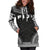 Fiji Women's Hoodie Dress - Polynesian Black Chief - Polynesian Pride