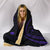 Kanaka Hooded Blanket - Purple - Frida Style - Polynesian Pride