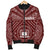 Samoa Men's Bomber Jacket - Samoa Seal In Polynesian Tattoo Style (Red) - Polynesian Pride