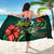 Solomon Islands Polynesian Sarong - Green Turtle Hibiscus - Polynesian Pride