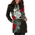 New Caledonia Hoodie Dress - New Caledonia Coat Of Arms Hibiscus - Polynesian Pride